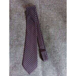 Tie 70s 80s 90s Y2K New Vintage Stock Grandeur Black Red 3.5 Wide 57 Long